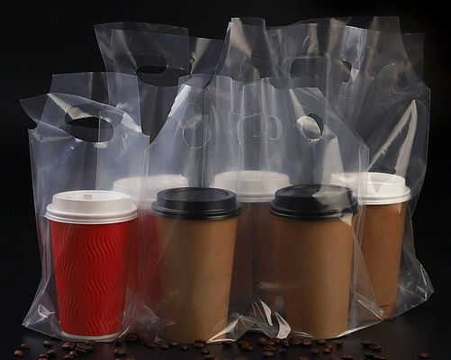 50PCS / بسته نرم افزاری یکبار مصرف شیر قهوه چای PP کیسه بسته بندی شفاف