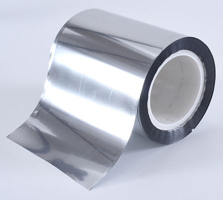 عرض 787-1600 میلی متر فیلم PET فلزدار آلومینیوم نقره ای برای بسته بندی مواد غذایی