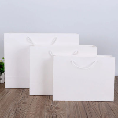 کاغذ کرافت سفید 100 گرم پوشاک آرم سفارشی کیف خرید