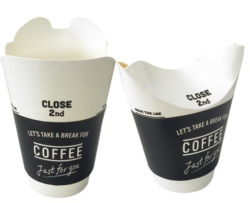 فنجان کاغذی یکبار مصرف 8oz پروانه ای ، 230 میلی لیتر فنجان پروانه ای برای مایع گرم