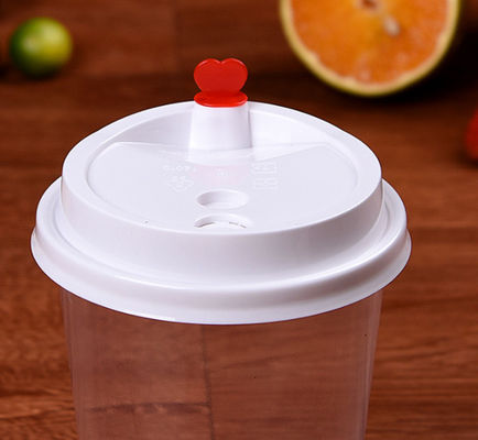 فنجان پلاستیکی یکبار مصرف شفاف و مقاوم در برابر حرارت 500 میلی لیتر با درب