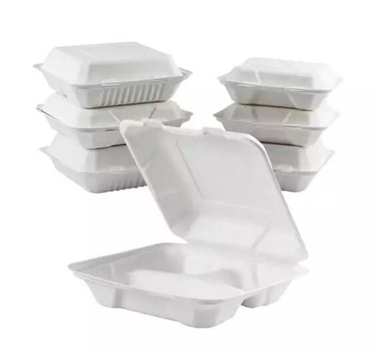 جعبه ناهار 3 محفظه پلاستیکی یکبار مصرف کرافت را سفارشی کنید