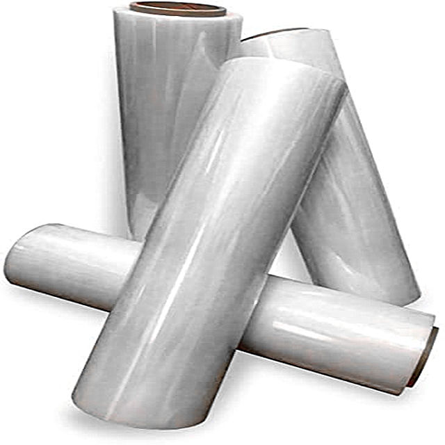 پالت دستی Pe Stretch Wrapping Shrink Film Roll 500mm 80 Gauge 20 Micron 2