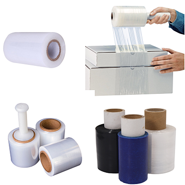 پالت دستی Pe Stretch Wrapping Shrink Film Roll 500mm 80 Gauge 20 Micron 5