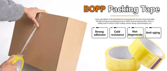 بسته بندی با نوار جامبو Bopp رولی شفاف بسته بندی با نوار Bopp