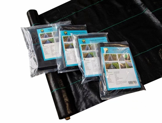 70-180GSM پارچه کنترل علف های غیر بافته PP سیاه و سبز برای علف کشی، پارچه علف های علف