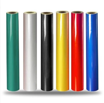 فیلم لیزری خود چسب سبز، آبی، سیاه PVC نامه چاپ انتقال بسته بندی رول مواد فیلم
