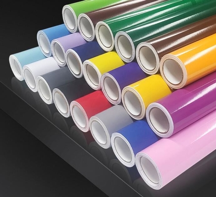 رول فیلم خود چسبنده PVC، برچسب دیواری ضد آب برای بدن خودرو و تزئین خودرو