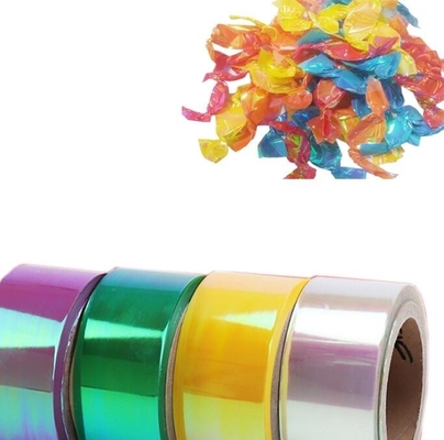 فلیم رنگین کمان عمده فروشی PVC طبیعی Candy Twist Sequin Film برای بسته بندی و تزئین