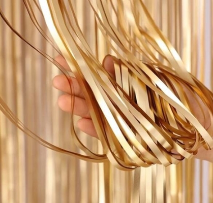جشن روز کریسمس، نوارها، نوارهای تزئینی، گل رنگ PVC