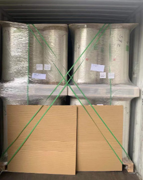 رنگ زرد PE گرما کوچک / LLDPE فیلم کشش برای بسته بندی بطری / نوشیدنی بسته بندی محافظ