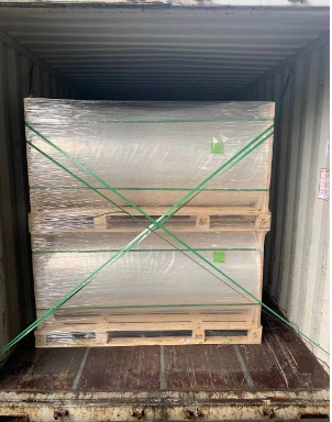 رنگ زرد PE گرما کوچک / LLDPE فیلم کشش برای بسته بندی بطری / نوشیدنی بسته بندی محافظ