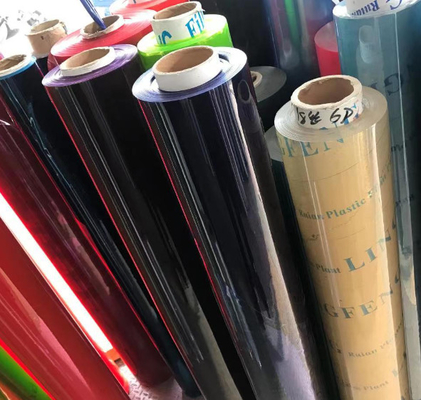 عمده فروشی فیلم پلاستیکی شفاف رنگ PVC فیلم نرم pvc فیلم رول شفاف