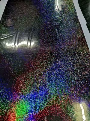 12mic PET/17mic bopp پوشش اولیه فلزی هولوگرافیک استفاده شده برای چاپ UV