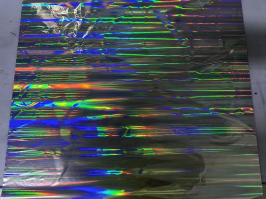 12mic PET/17mic bopp پوشش اولیه فلزی هولوگرافیک استفاده شده برای چاپ UV