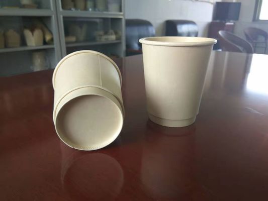 فنجان کاغذ یکبار مصرف بدون بو ، PLA ، لیوان کاغذی دو جداره دست و پا زدن بامبو