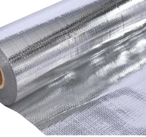 از پارچه های تک یا دوگانه بازتاب دهنده از ورق آلومینیوم ساخته شده