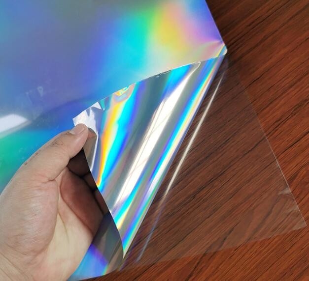 لیزر رنگارنگ فیلم ماشین، PVC خود چسبنده لیزر نامه برچسب های ماشین، آلومینیوم پوشش آلبوم آلبوم فوری