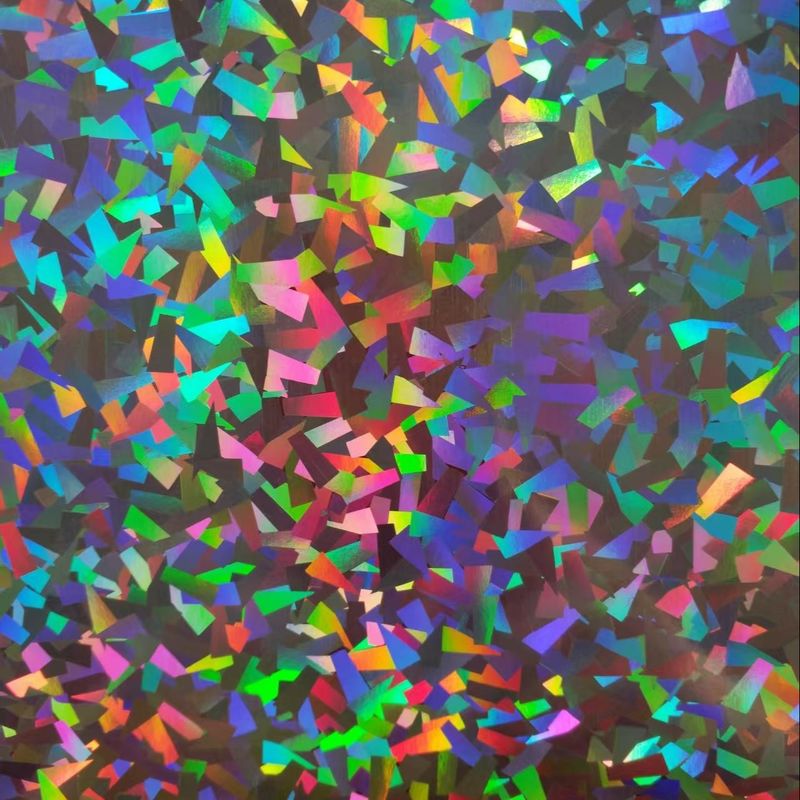 12mic PET/17mic bopp پوشش اولیه فلزی هولوگرافیک استفاده شده برای چاپ UV